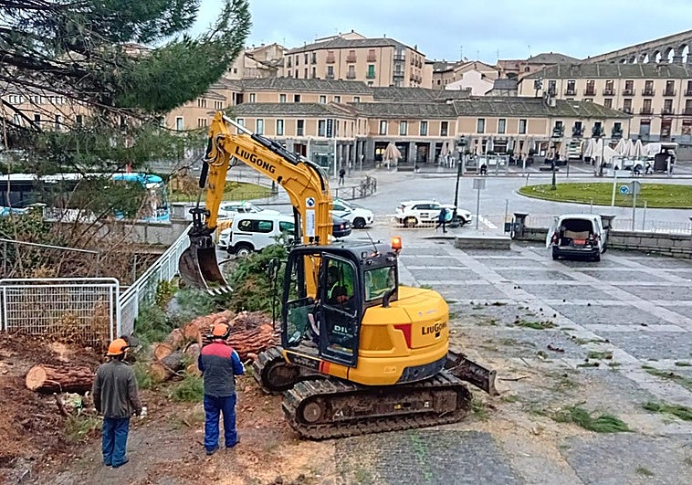 Segovia inicia las obras de uno de sus grandes proyectos junto al Acueducto